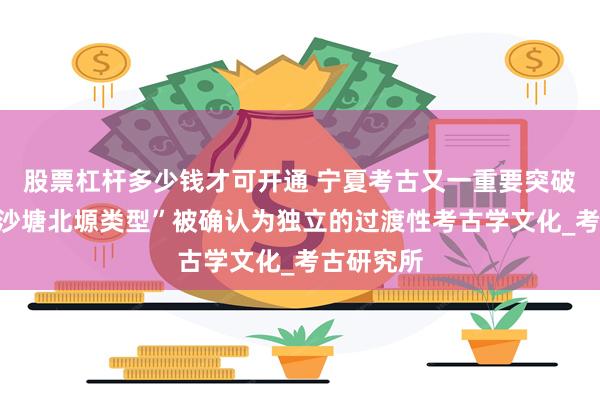 股票杠杆多少钱才可开通 宁夏考古又一重要突破！隆德“沙塘北塬类型”被确认为独立的过渡性考古学文化_考古研究所